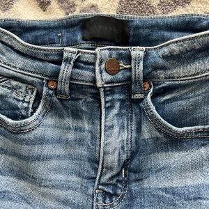 Blue Denim Ankle Jeans